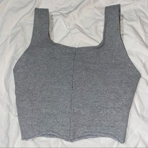 Reworked Grey Tank Top